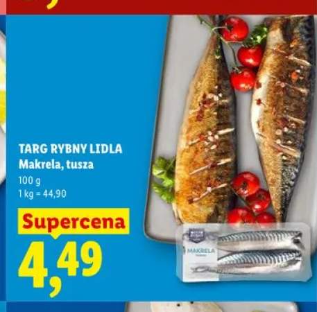 Makrela tusza Targ Rybny Lidla