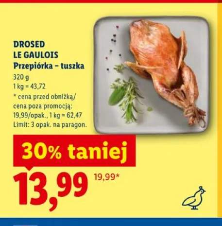 Przepiórka tuszka Drosed Le Gaulois