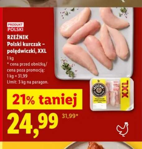 Polski kurczak polędwiczki XXL Rzeźnik