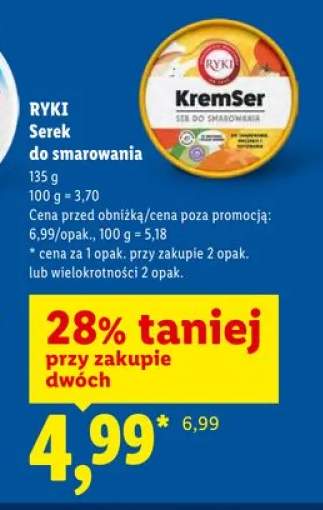 Serek do smarowania RYKI KremSer