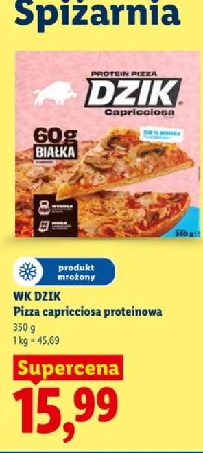 Pizza capricciosa proteinowa WK Dzik