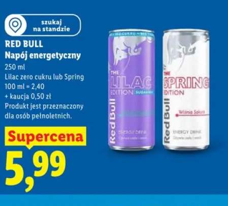 Napój energetyczny Red Bull Spring