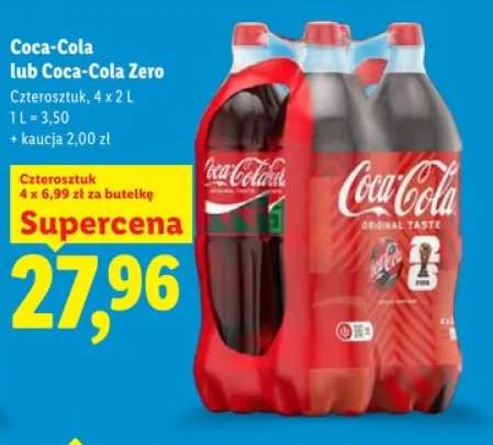 Napój gazowany Coca-Cola Zero 4-pak