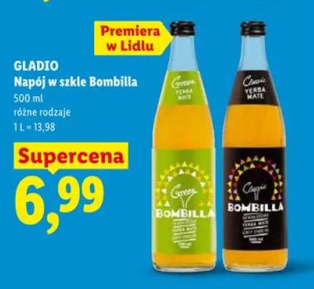Napój w szkle Bombilla Gladio Classic