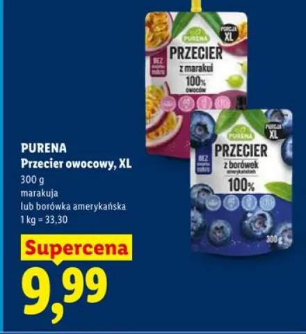 Przecier owocowy XL Purena borówka amerykańska