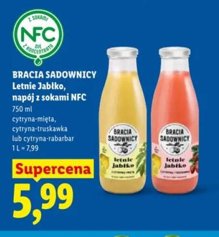 Letnie Jabłko napój z sokami NFC Bracia Sadownicy