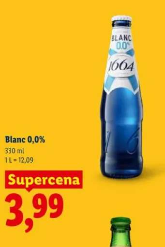 Piwo bezalkoholowe 1664 Blanc 0,0%