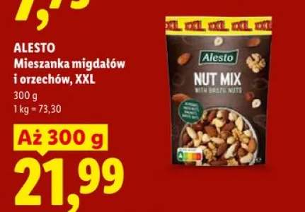 Mieszanka migdałów i orzechów XXL Alesto