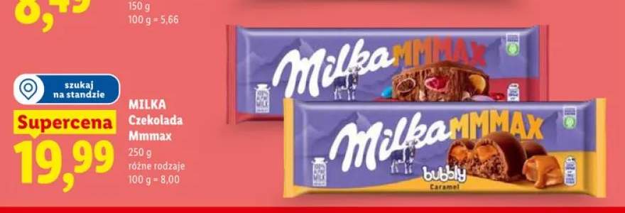 Czekolada Milka Mmmax