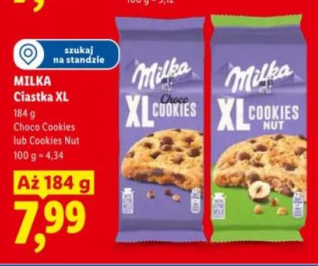 Ciastka Milka XL