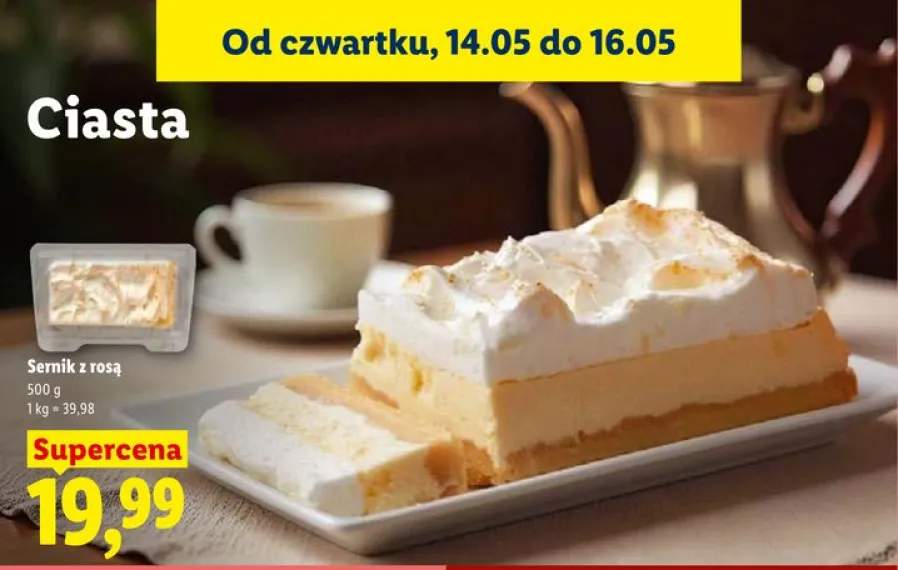 Sernik z rosą