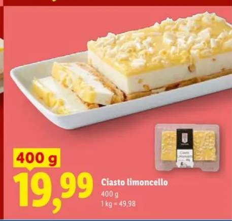 Ciasto limoncello