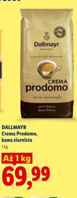 Kawa ziarnista Dallmayr Crema Prodomo