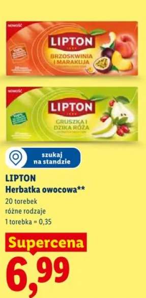 Herbatka owocowa Lipton Gruszka i Dzika Róża