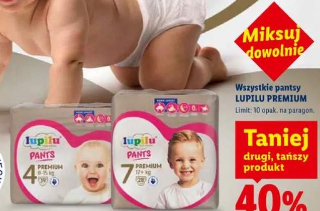 Pieluszki Lupilu Premium Pants 4 8-15kg