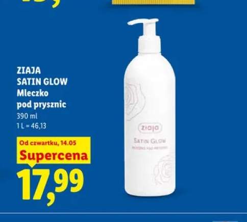 Mleczko pod prysznic ZIAJA SATIN GLOW
