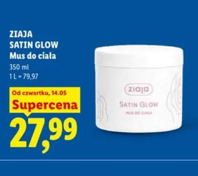 Mus do ciała ZIAJA SATIN GLOW