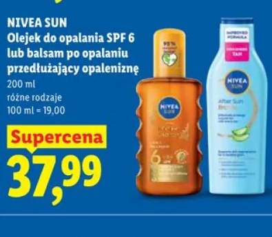 Olejek do opalania SPF 6 Nivea Sun