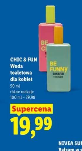 Woda toaletowa dla kobiet Chic & Fun Be Funny