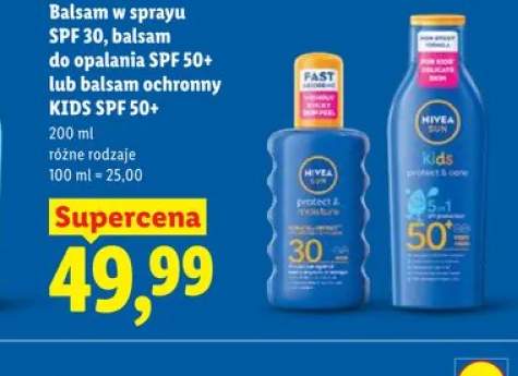 Balsam w sprayu SPF 30 Nivea Sun