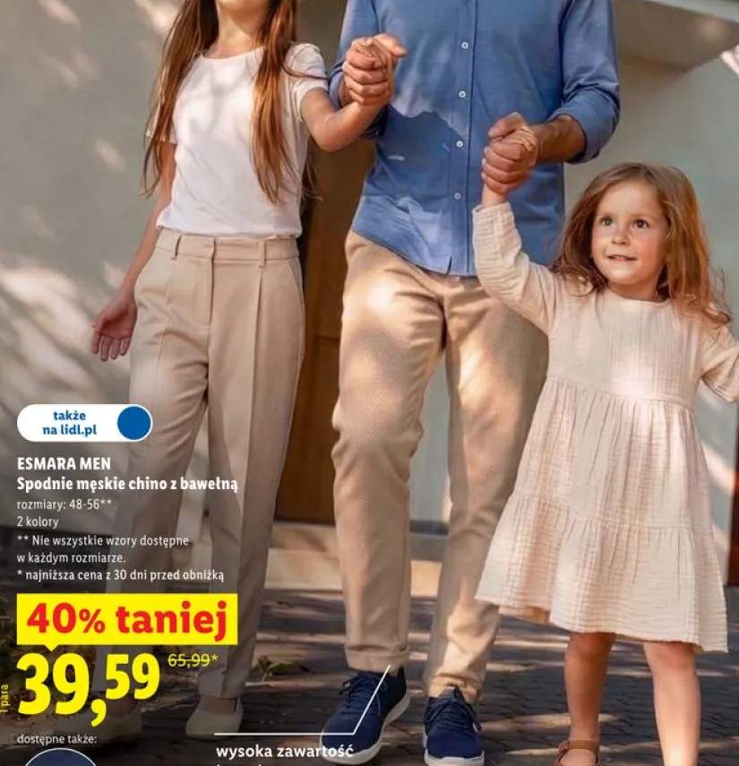 spodnie męskie