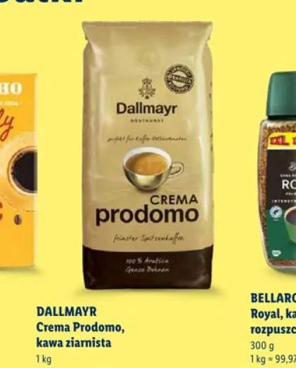 Kawa ziarnista Crema Prodomo