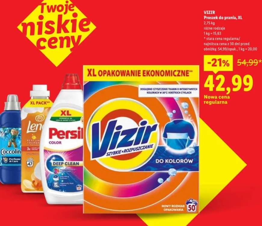 Proszek do prania Vizir XL
