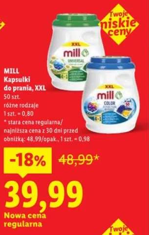Kapsułki do prania Mill XXL