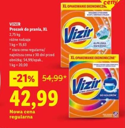 Proszek do prania Vizir XL