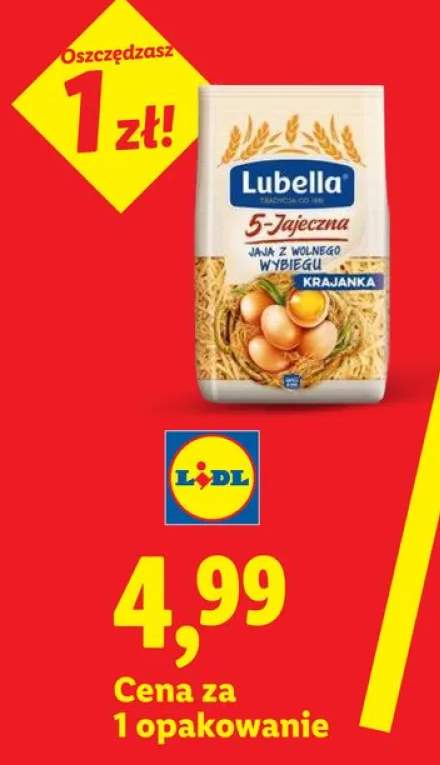 Makaron krajanka 5-jajeczna Lubella