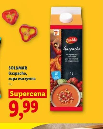 Gazpacho zupa warzywna SOL&MAR