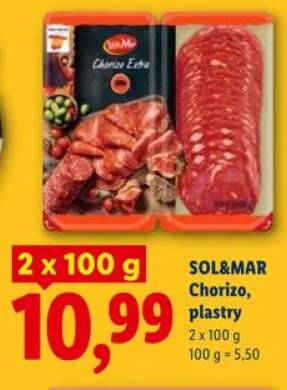 Chorizo plastry Sol&Mar