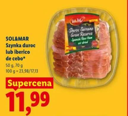 Szynka iberico de cebo SOL&MAR
