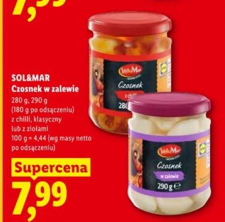 Czosnek w zalewie SOL&MAR