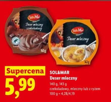Deser mleczny z ryżem Sol&Mar
