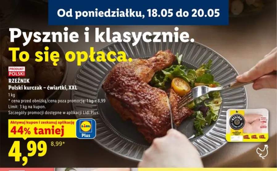 Polski kurczak ćwiartki XXL Rzeźnik