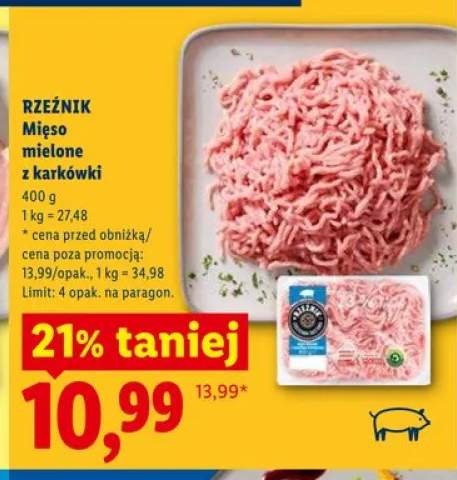 Mięso mielone z karkówki Rzeźnik