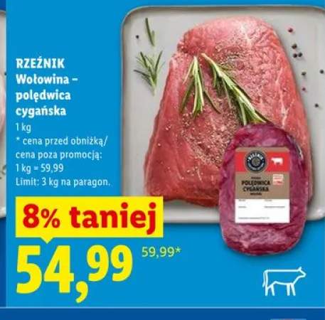 Wołowina - polędwica cygańska Rzeźnik
