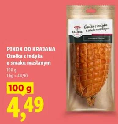 Osełka z indyka o smaku maślanym PIKOK OD KRAJANA