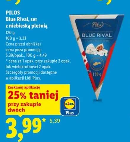 Ser z niebieską pleśnią Blue Rival Pilos