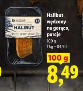Halibut wędzony na gorąco porcje Seamor