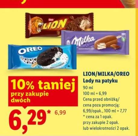 Lody na patyku Lion 90ml