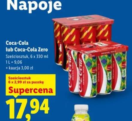 Napój gazowany Coca-Cola 6-pak 330ml