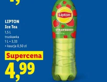 Napój Lipton Ice Tea truskawka 1,5l