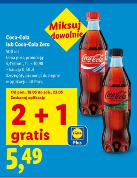 Napój gazowany Coca-Cola 500ml
