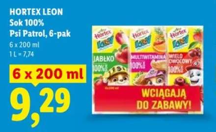 Sok 100% HORTEX LEON Psi Patrol 6-pak 200ml