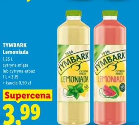 Lemoniada TYMBARK cytryna-arbuz 1,25l