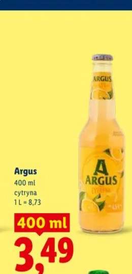 Piwo Argus cytryna
