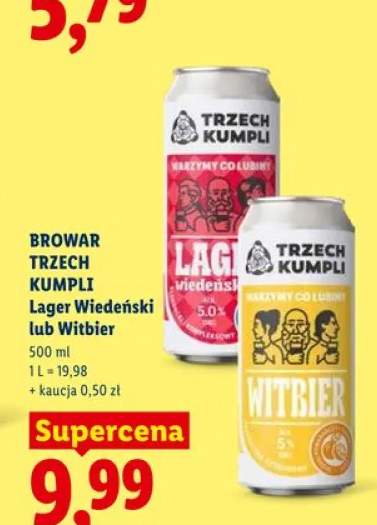 Piwo Browar Trzech Kumpli