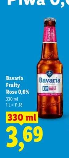 Piwo bezalkoholowe Bavaria Fruity Rose 0,0%